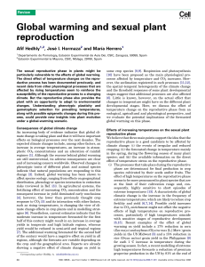 5.Temperature stress and plant sexual reproduction