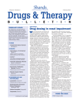 Drug dosing in renal impairment