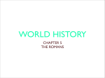 CHAPTER 5 THE ROMANS