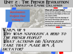 Why was napoleon a hero to The french people? What actions did