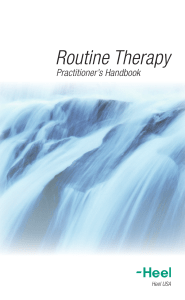 Routine Therapy - Starry Brook Natural Medicine