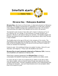 Nirvana Day - Mahayana Buddhist