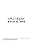APUSH Review Packet of Doom