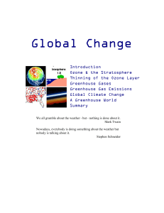19. Global change