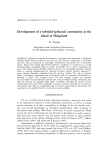 Development of a subtidal epifaunal community at the island of