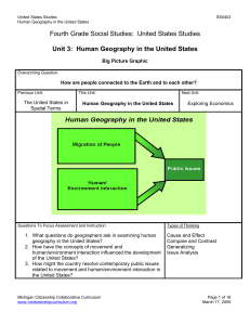 Human Geography in the United States