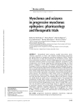 Myoclonus and seizures in progressive myoclonus epilepsies