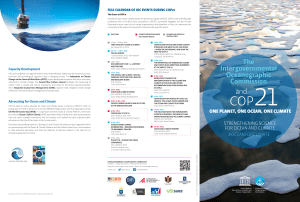 IOC and COP21 - UNESDOC