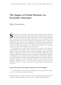 The Impact of Social Structure on