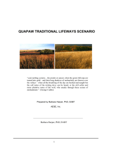 Quapaw Traditional Lifeways Scenario