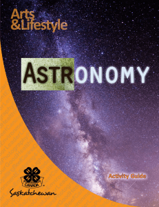 4-H Astronomy Project