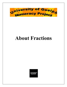 About Fractions