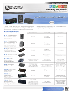 Telemetry Peripherals