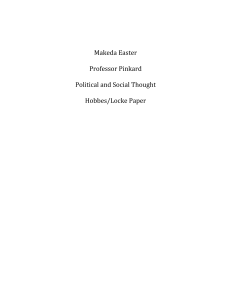 Makeda Easter Professor Pinkard Political and Social Thought