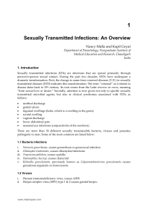 Sexually Transmitted Infections: An Overview