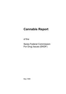 Cannabis Report of the Swiss Federal Commission For Drug Issues