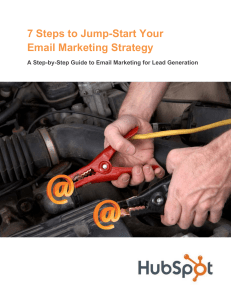 7 Steps to Jump-Start Your Email Marketing Strategy