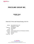 priceline group inc. - Nasdaq`s INTEL Solutions