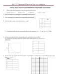 Unit 11.1 Exponential Functions Post
