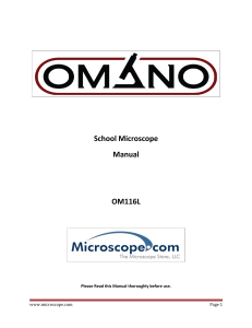 OM116L Manual