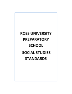 Social Studies Standards - Ross University School of Medicine