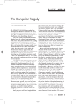 The Hungarian Tragedy - Princeton University