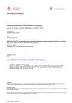 Thickness dependence of the efficiency of polymer Lenes, M