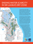 ending water scarcity in sri lanka`s dry zone