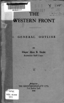 The Western Front - A General Outline by Major
