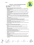 Chemistry 30 – Curriculum Understanding Course Outline