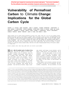 Carbon to Climate Change
