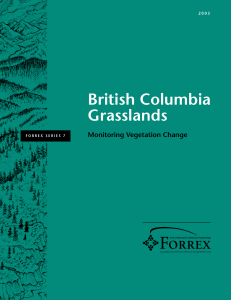British Columbia Grasslands Monitoring Vegetation Change