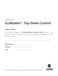 EcoBeaker®: Top-Down Control