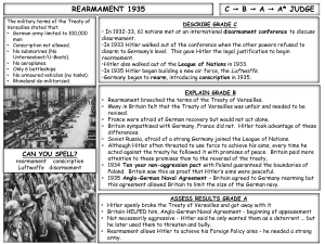 Causes WWII - John D Clare