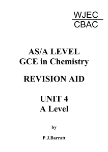 CH4 Student Revision Guides pdf | GCE AS/A