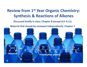 Reaction of Alkenes