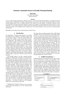 Semantic Annotation Issues in Parallel Meaning Banking