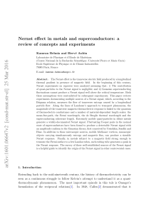 Nernst effect in metals and superconductors: a review of concepts