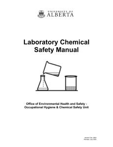 Laboratory Chemical Safty Manual