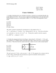 Exam 4 Solutions L v R