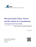 Macroeconomic Policy Advice and the Article IV Consultations: