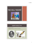 THE CELL THEORY