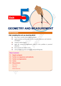 GEOMETRY AND MEASUREMENT