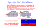 Determining Earth`s Interior Structure