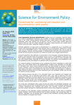 Guidelines for combating soil erosion and desertification with plants