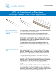 Thermometrics CR1 High Performance Thermister Coating for Harsh