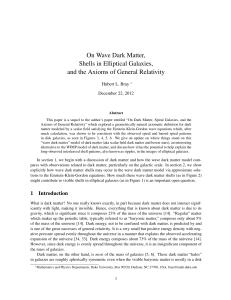 On Wave Dark Matter, Shells in Elliptical Galaxies, and the Axioms