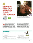 NEWTON`S THIRD LAW OF MOTION
