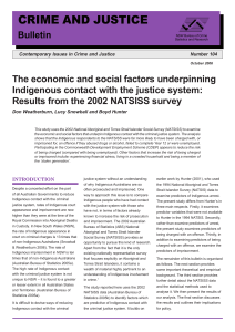 The economic and social factors underpinning Indigenous contact