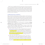 Leading Economic Indicators